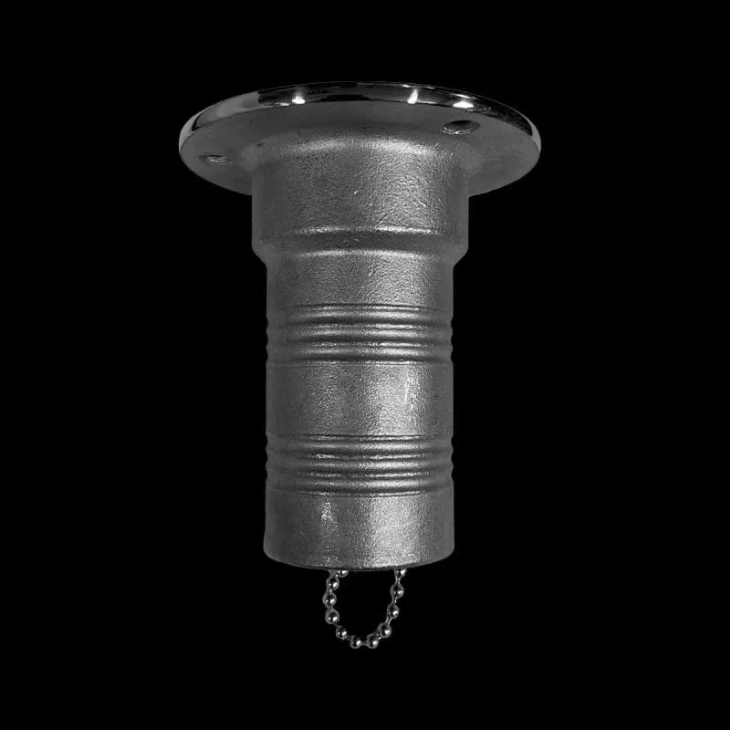 Stainless steel fuel filler neck for classic truck fuel tank installs