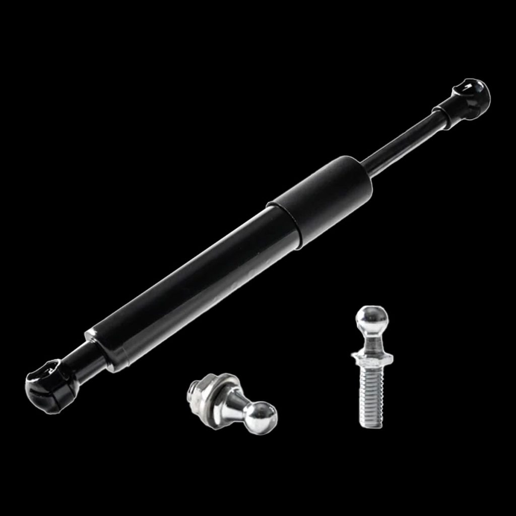 Tailgate assist shock strut for 1982–1993 Chevy GMC S10 pickup trucks with soft open functionality
