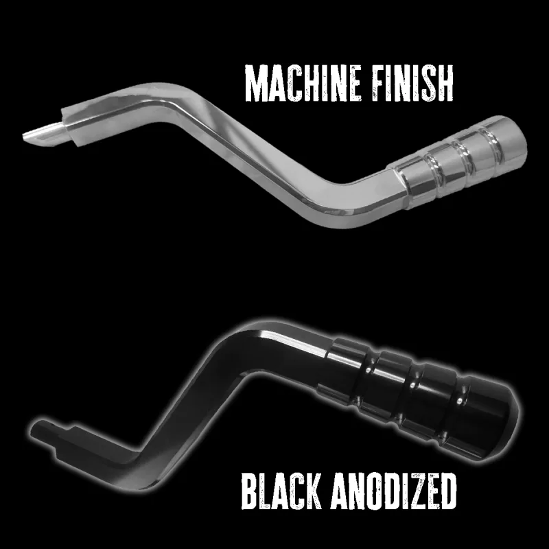 Anodized finish options for the 95-99 GMC Chevy OBS truck billet shift lever