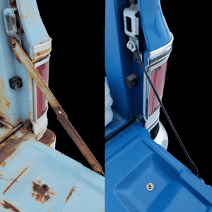 tailgate-cables-for-squarebody-73-87-gmc-chevy-truck-comparison-installed
