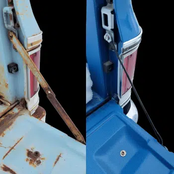 tailgate-cables-for-squarebody-73-87-gmc-chevy-truck-comparison-installed