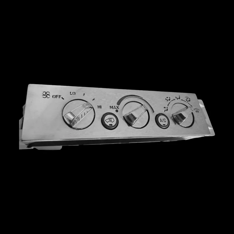 Red anodized billet climate control button for 95-99 Chevy OBS truck
