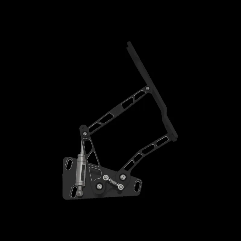 Black diamond finish billet hood hinges for 73-80 GMC Chevy truck