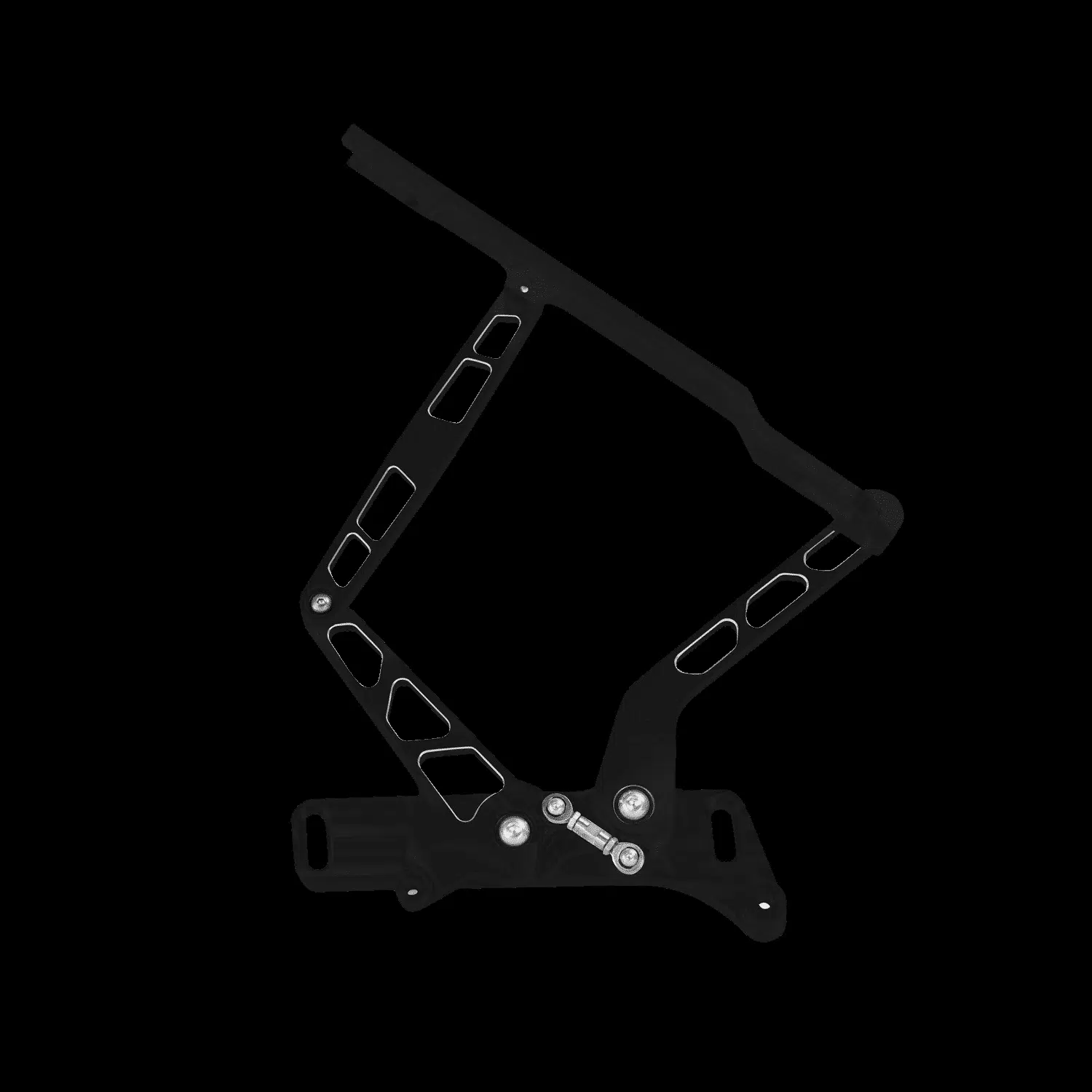 Black diamond billet hood hinges with slosh tubz for 73-80 GMC Chevy truck
