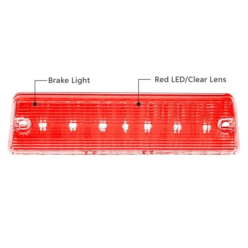 Cargo brake light lens detail for 1988-93 GMC Chevy truck