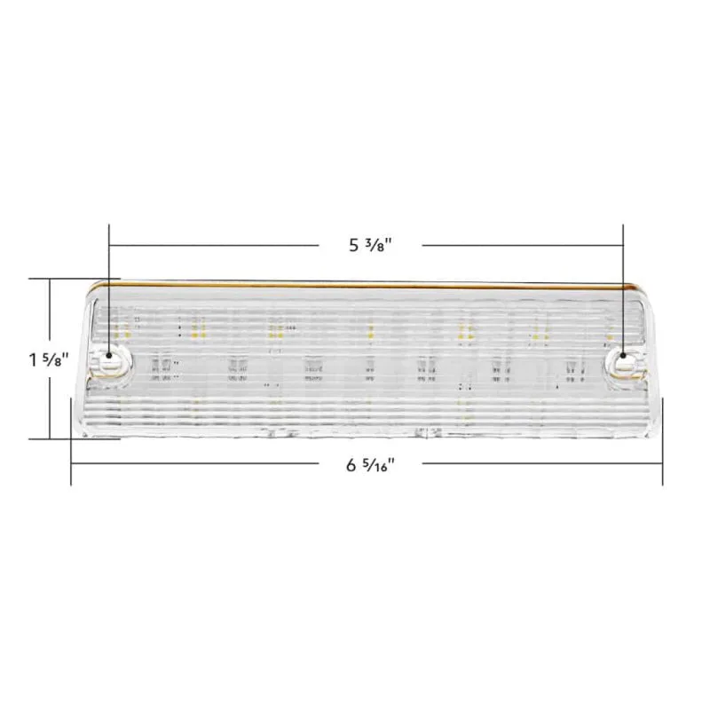 Dimension drawing for the 1988-93 GMC Chevy truck cargo brake light