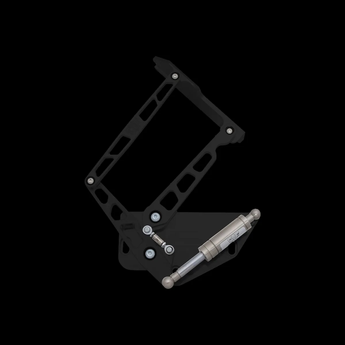 Black anodized billet hood hinges for 78-79 Ford Bronco