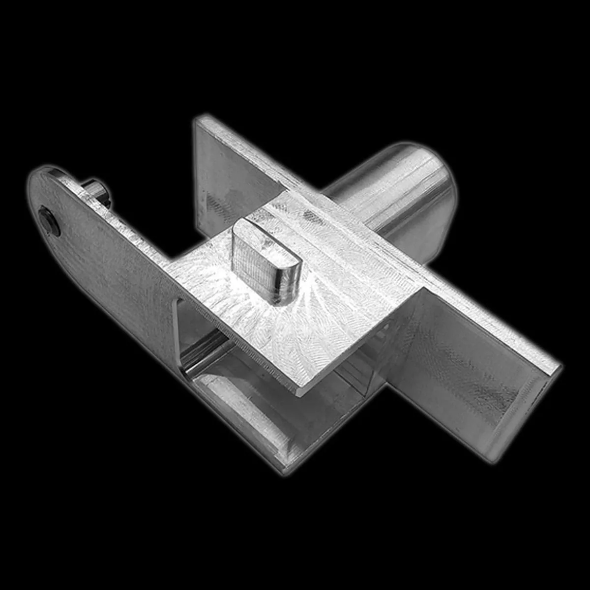 Billet door lock slide for 95-00 GMC Chevy OBS truck, alternate angle