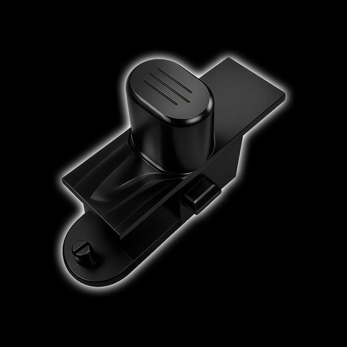 Black anodized billet door lock slides for 95-00 Chevy OBS truck