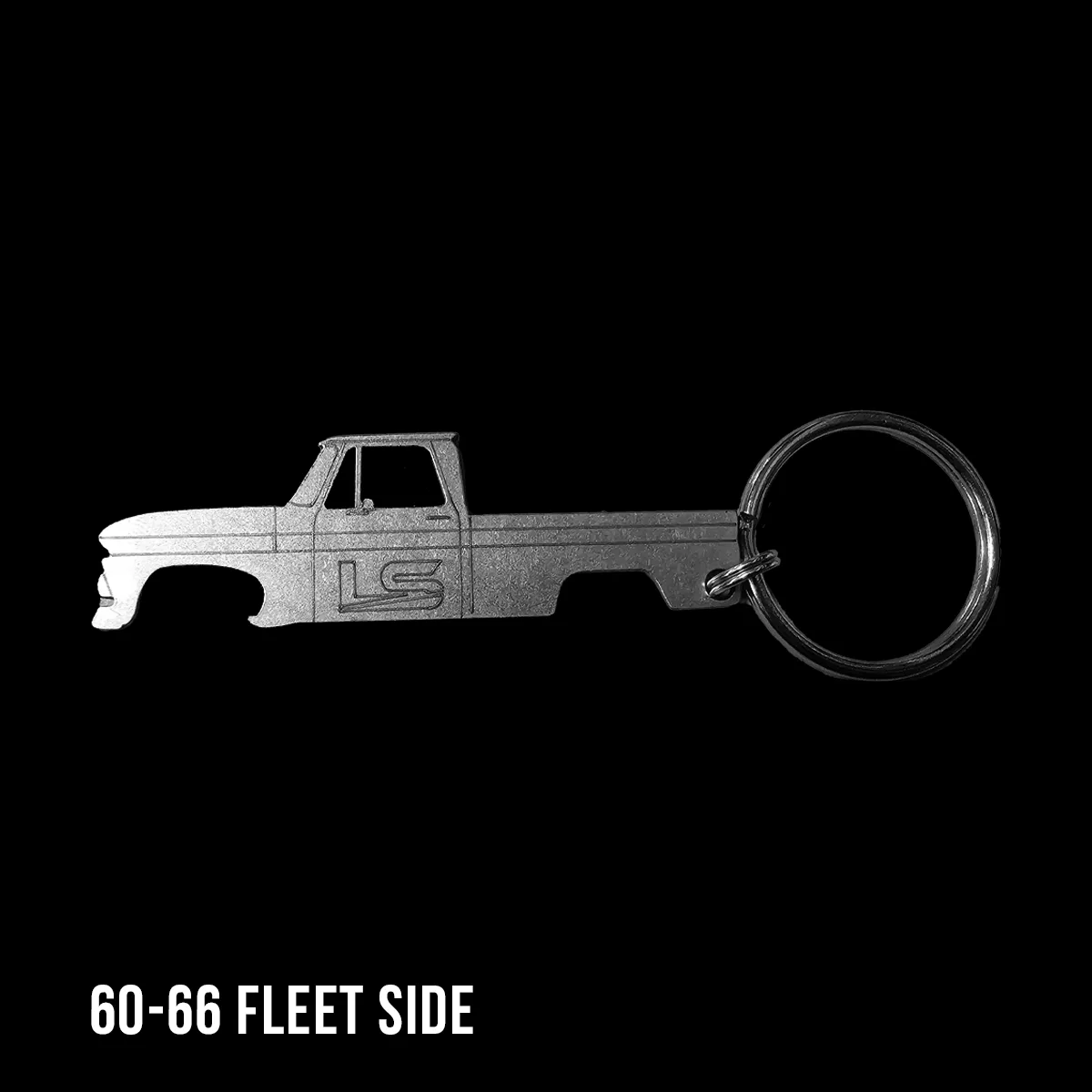 60-66 Chevy GMC fleetside truck keychain and bottle opener