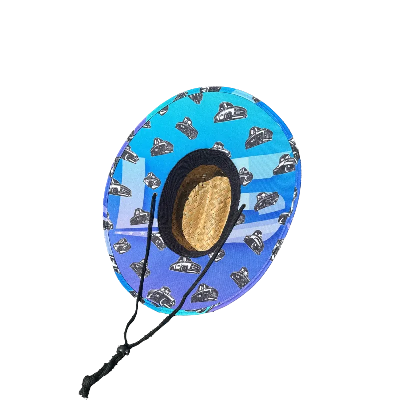 LS Fabrication sun hat, alternate angle