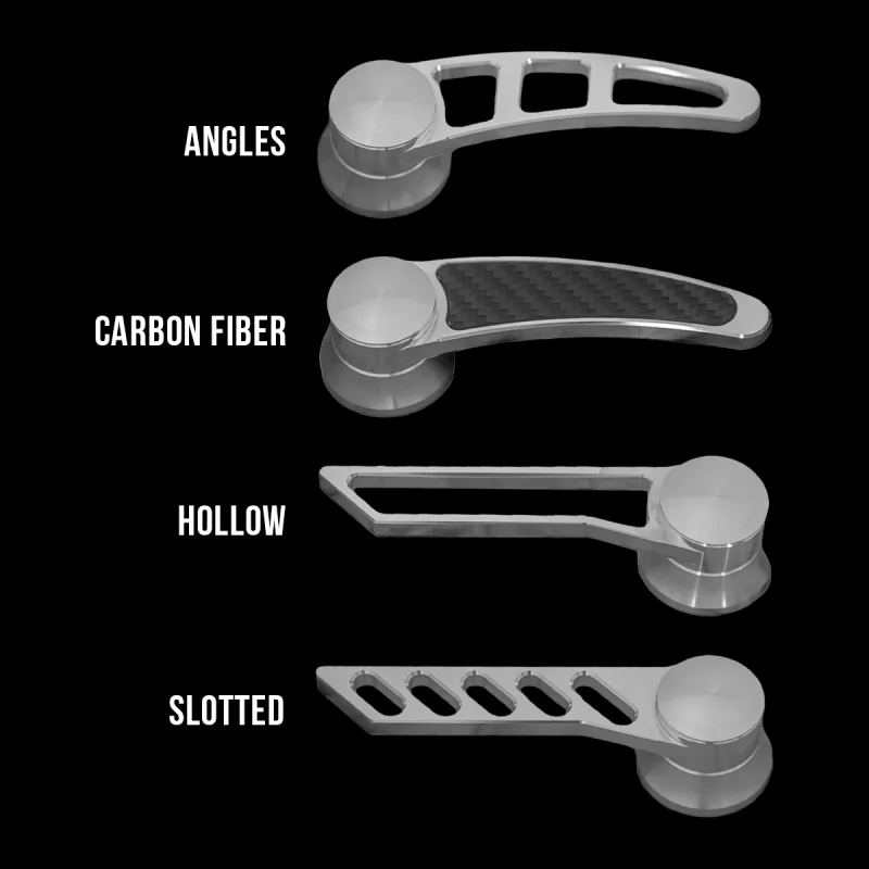 Universal interior door handle design options for classic trucks