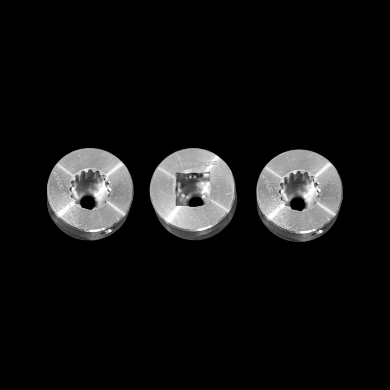 Door handle spline fitment detail for universal interior handles