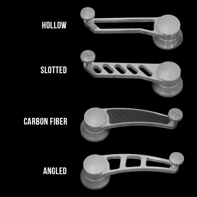 Universal window crank style options for classic trucks