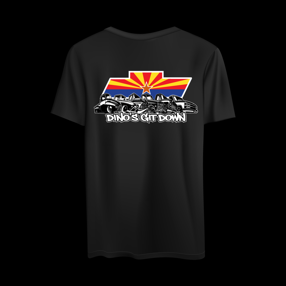 Dino's Git Down TShirt LS Fabrication