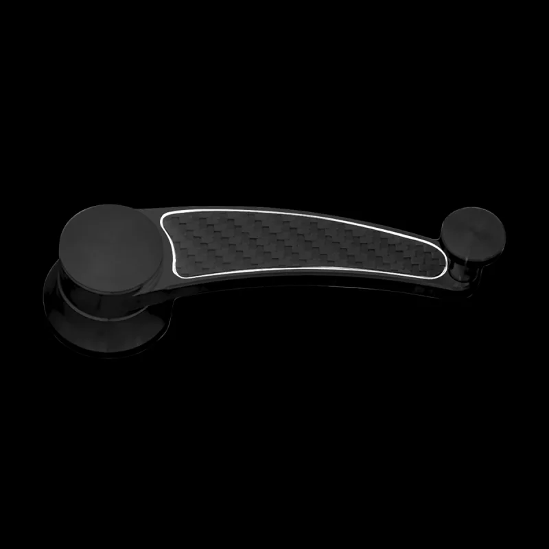 Black diamond window crank with carbon fiber handle insert