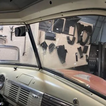 Inner-Windshield-Garnish-Molding-47-53-Chevy- GMC-Truck installed Inner-Windshield-Garnish-Molding-47-53-Chevy- GMC-Truck installed