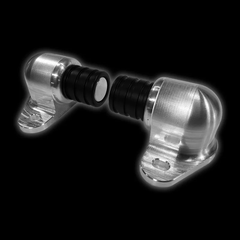 Billet tailgate trunnions for 47-53 GMC Chevy truck, alternate angle