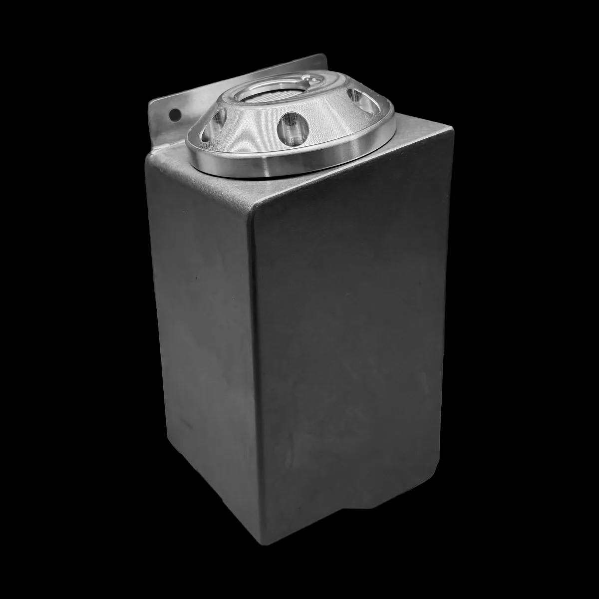 Billet aluminum inside box panel fuel filler for 67-87 GMC Chevy truck