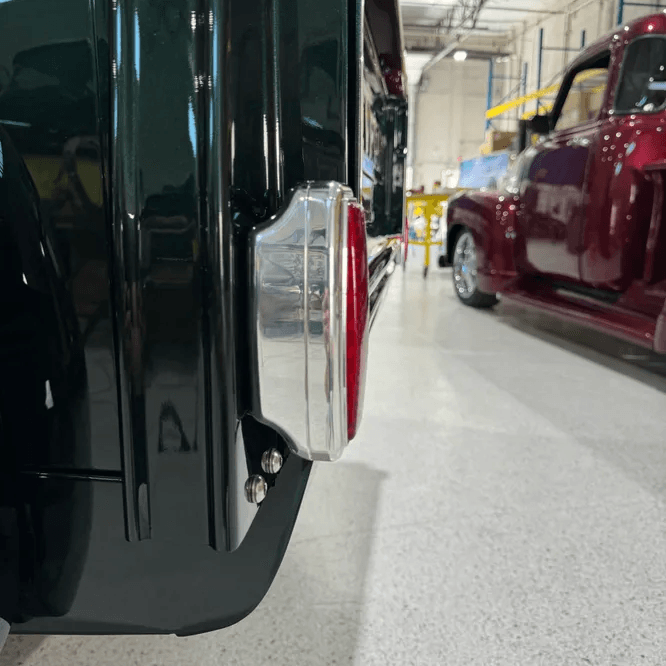 billet trunnions taillights combo for 47-53 gmc chevy trucks 3 Taillight Tailgate Trunnion Replacement for Chevy 3100 Trucks