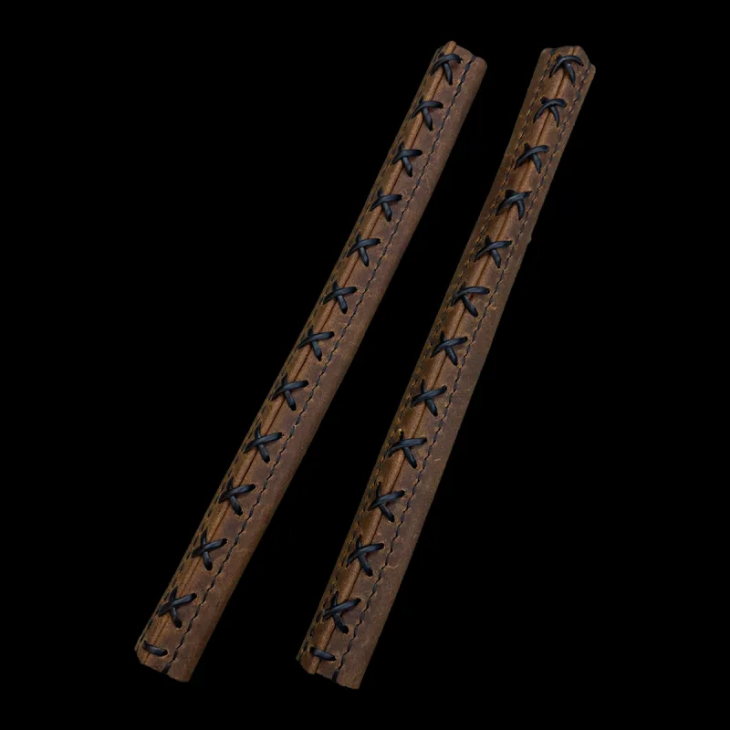 Tailgate chain cover showing the wrap around fastening