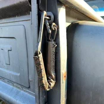 Tailgate Chain Covers — installed