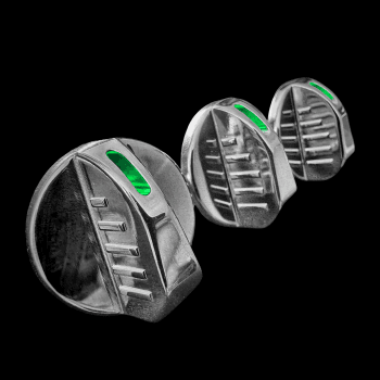 Billet-Climate-Control-Knobs-green-for-Chevy-OBS-Truck-1995-99 Billet-Climate-Control-Knobs-green-for-Chevy-OBS-Truck-1995-99