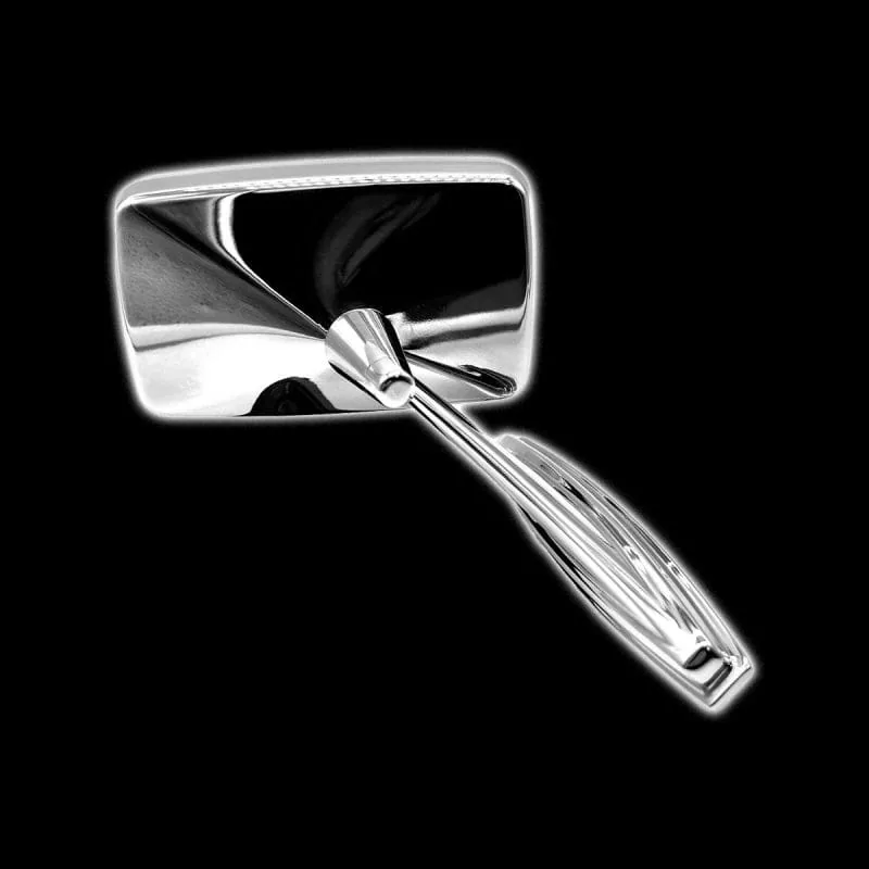 Classic mirror mounting arm and slot detail for 67-72 Chevy C10