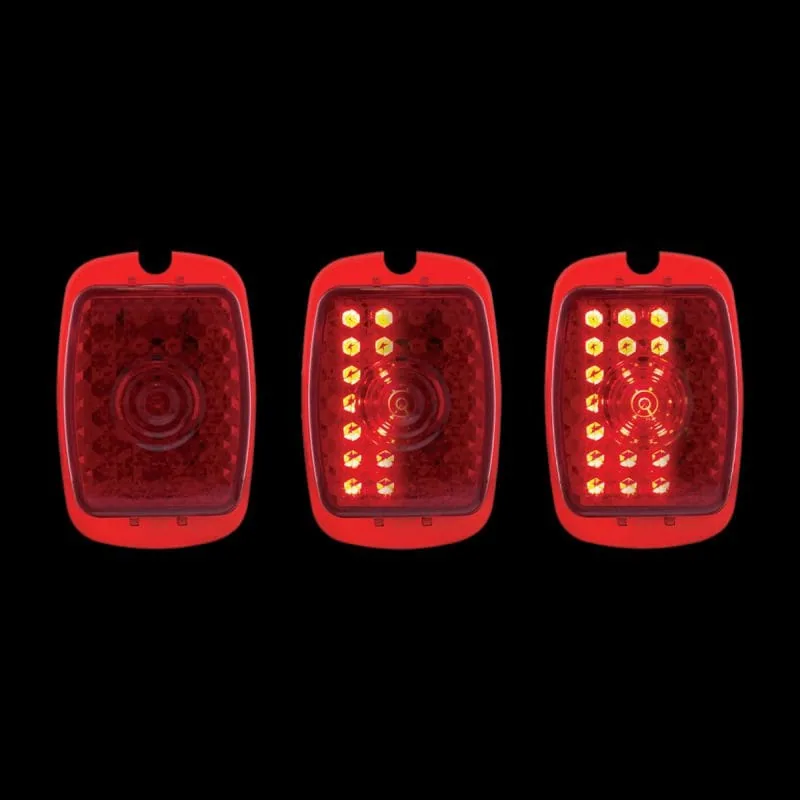 LED sequential tail light for 1947-53 Chevy truck, alternate angle