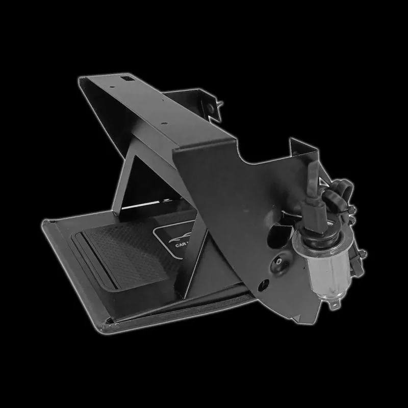 Wireless ash tray phone charger for 73-87 GMC Chevy truck, side profile