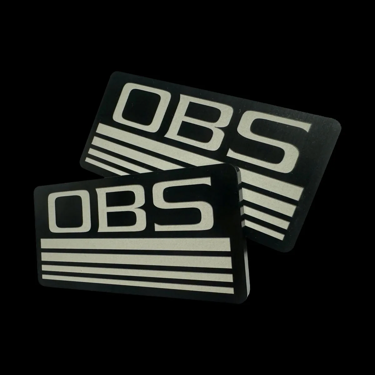 Black anodized billet pillar emblem for 88-98 Chevy OBS truck