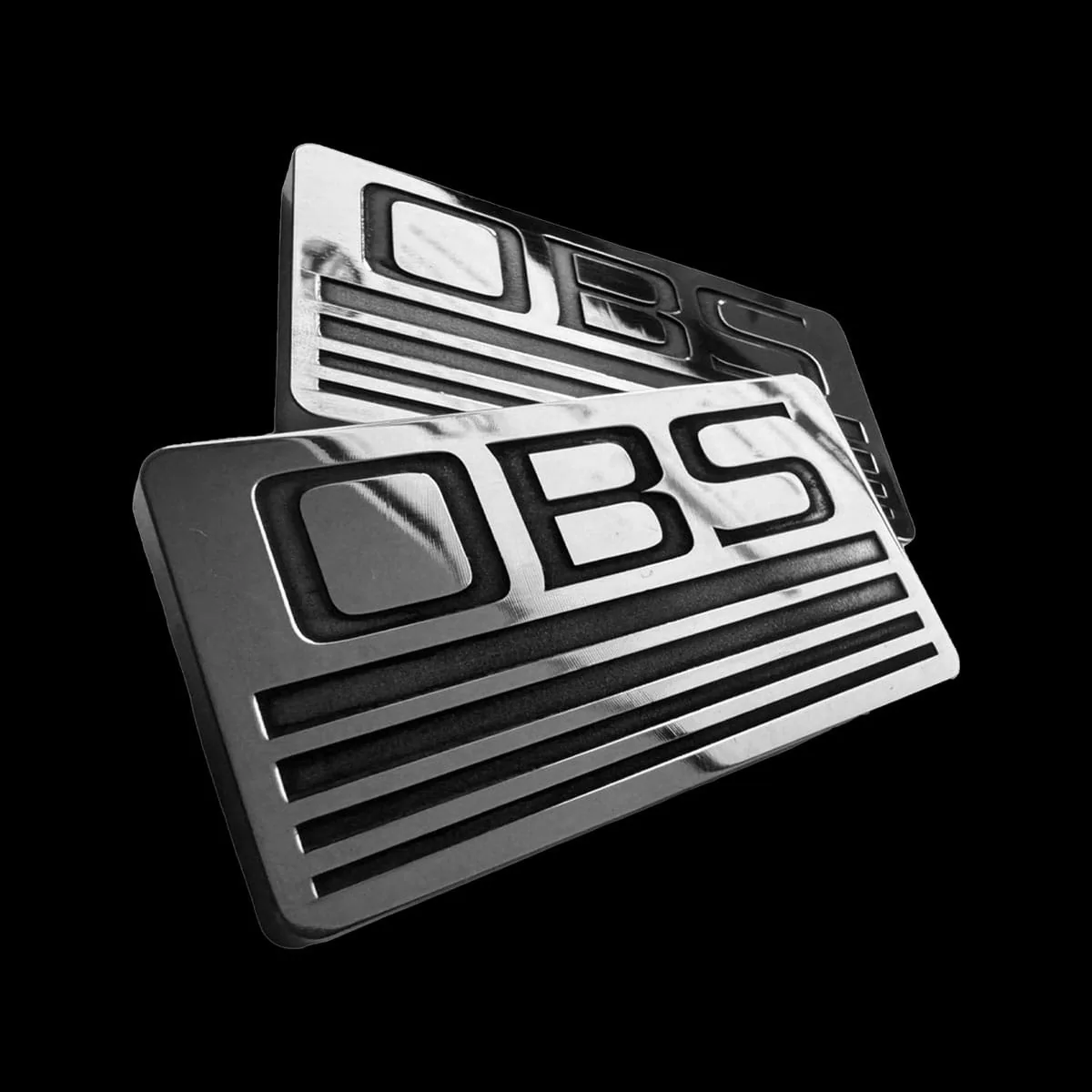 Machined billet pillar emblems for 88-98 GMC Chevy OBS truck