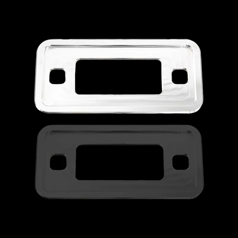 Side marker light bezels in silver and black for 66-77 Ford Bronco