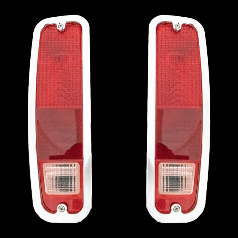 1973-1979-Ford-Truck-Tail-Light-Bezels-(Pair)-C3--Ceramic-Clear-Coat