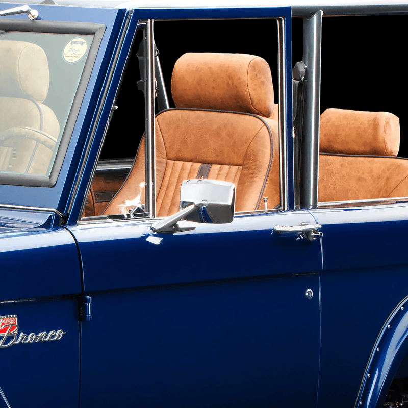 Chrome Exterior Mirror With LED Turn Signal For Ford Bronco (1966-1977) & Truck (1967-1979) Chrome Exterior Mirror With LED Turn Signal For Ford Bronco (1966-1977) & Truck (1967-1979)