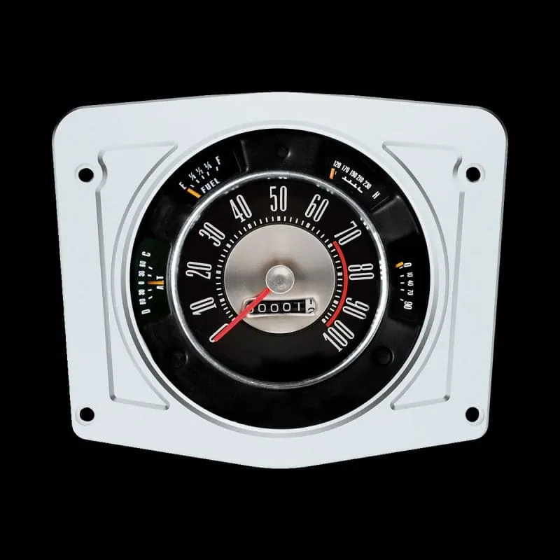 Billet aluminum instrument gauge bezel for 1966-1977 Ford Bronco