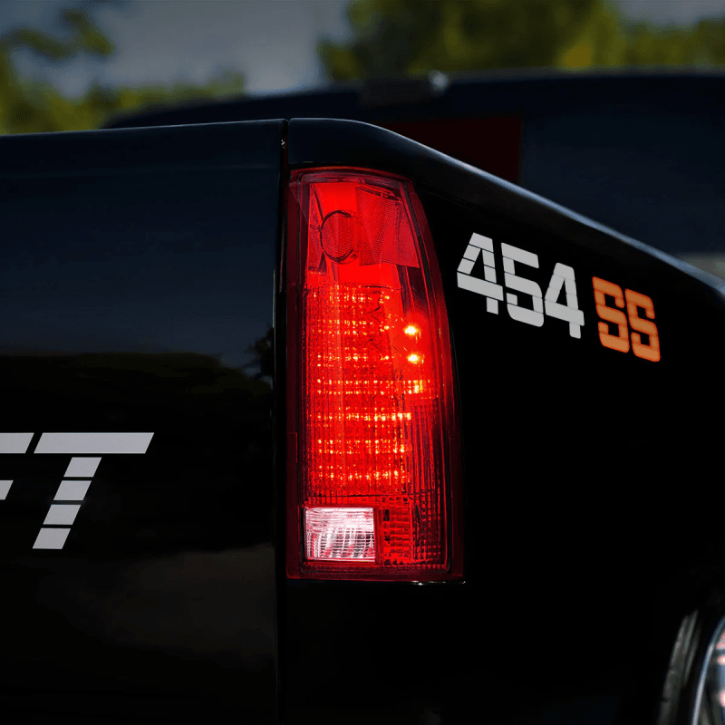 LED Tail Lights 454ss 1988-2000 GMC Chevy Truck LED taillights that work with fuel filler OBS 1988-1998 gm truck