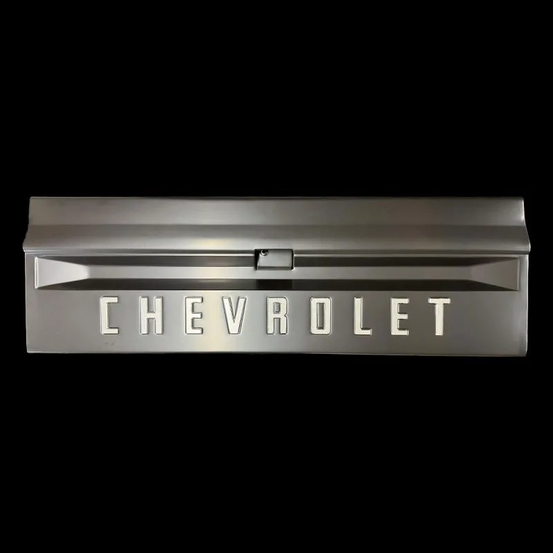 Billet CHEVROLET tailgate letters for 67-72 C10 truck, alternate angle