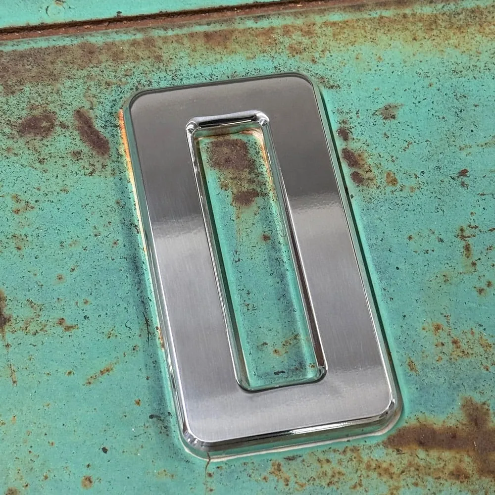 Individual billet tailgate letters for a 58-66 GMC Chevy truck tailgate