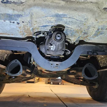 Transmission Crossmember - 63-87 GMC Chevy Truck — installed