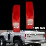Flat Back LED Tail Lights - 1967-1972 Ford Truck (1966-1977 Ford Bronco)