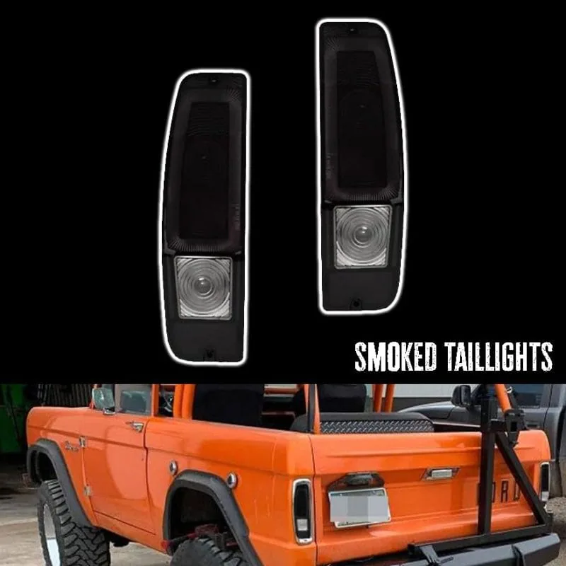 Hidden fuel filler taillight with smoked lens for 1967-1972 Ford truck