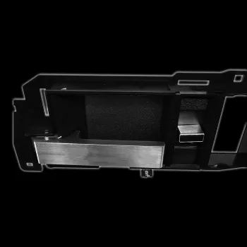 Billet interior door handle pair for 91-94 Chevy OBS truck, alternate angle