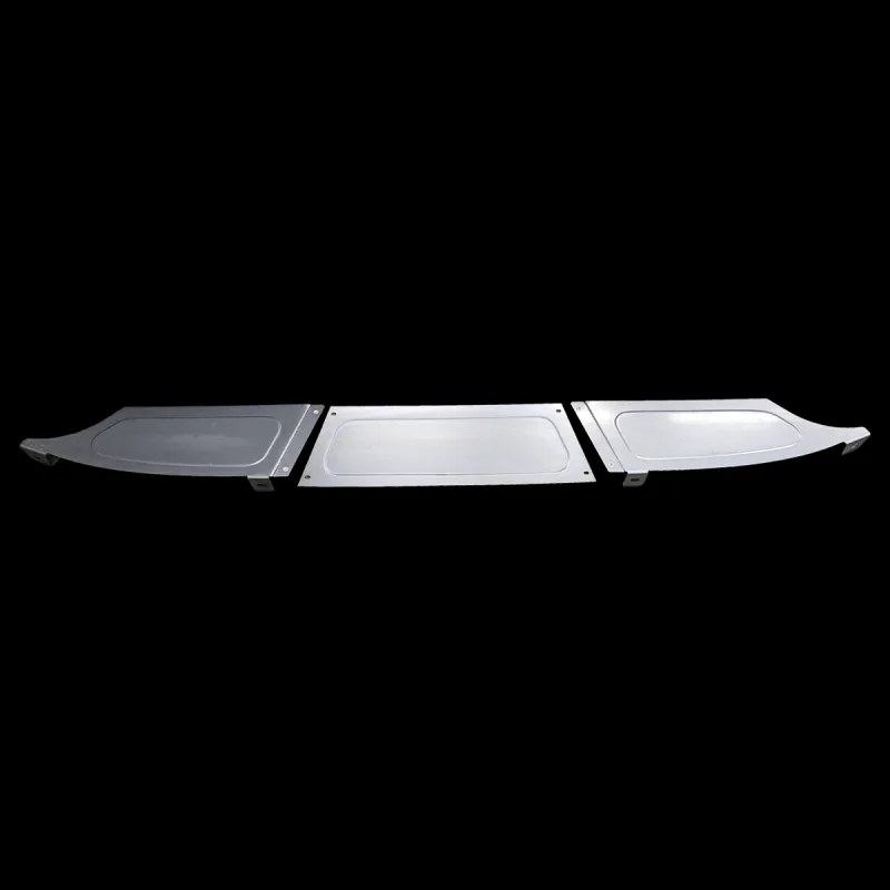 Filler panels included with the tucked bumper brackets for 47-54 GMC Chevy truck