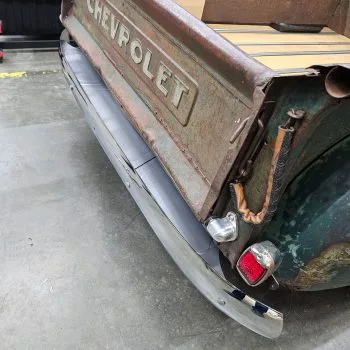Tucked Bumper Brackets - 47-54 GMC Chevy Truck — installed