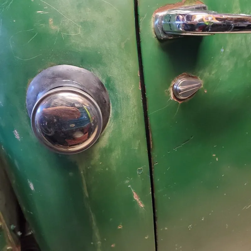 Fuel Filler Charger/Kill Switch Port – 47-54 GMC Chevy Truck — customer photo