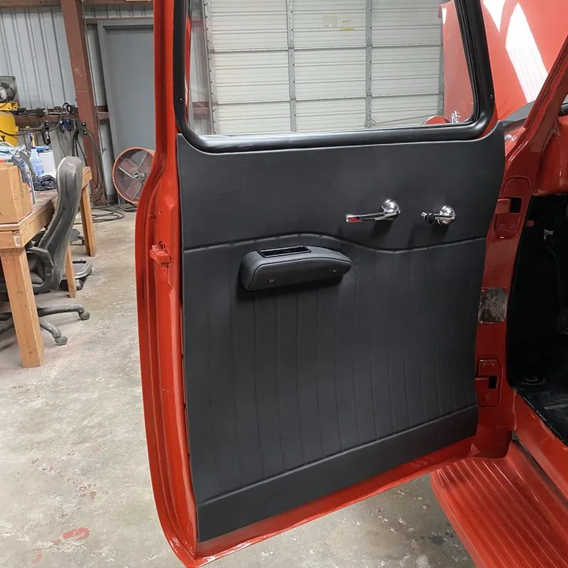 Upholstered door panel for 47-54 Chevy GMC truck, alternate angle