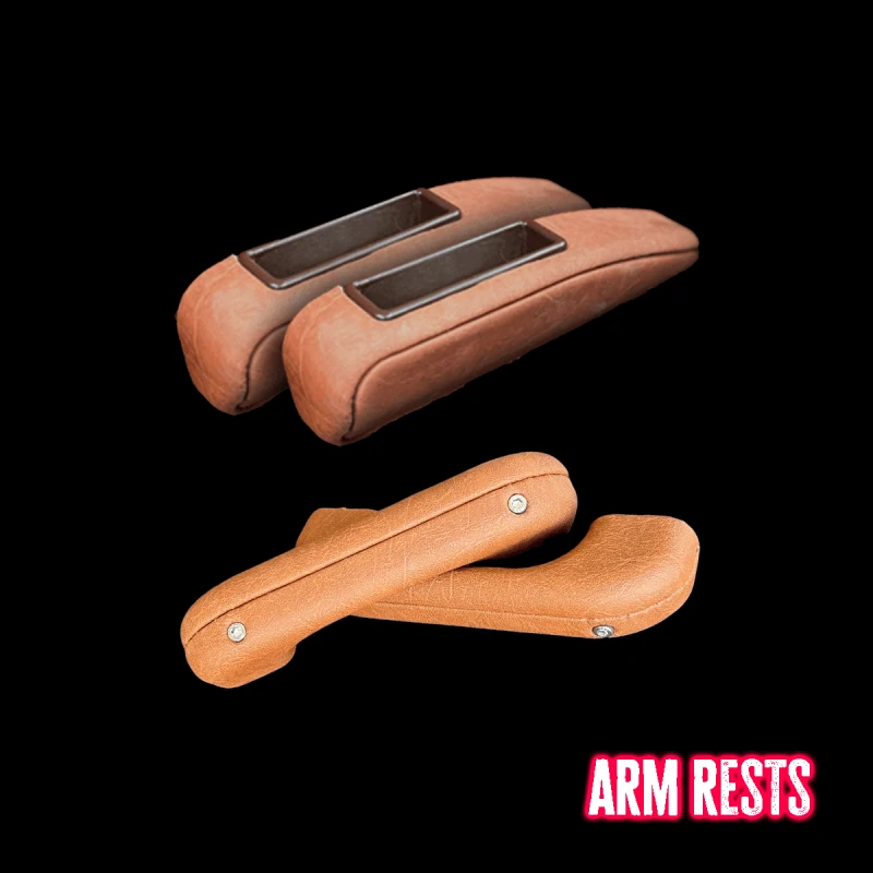Upholstered arm rests from the 1947-1955 Chevy GMC truck interior kit