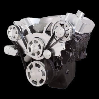 Wraptor mid mount serpentine system for big block GMC and Chevy trucks