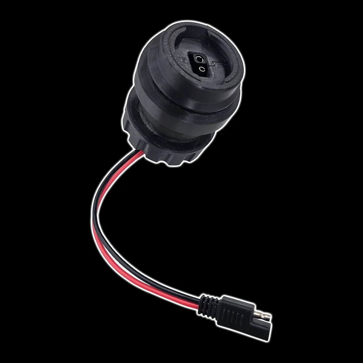Power hub for the classic truck fuel filler charge port kit